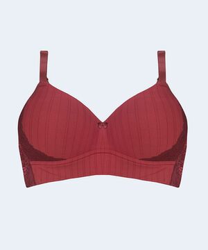 Suti De Microfibra Trabalhada Triangular Detalhe Plus Size Vi Lingerie Suti De Microfibra