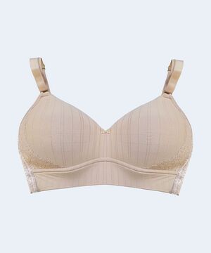 Suti De Microfibra Trabalhada Triangular Detalhe Plus Size Vi Lingerie Suti De Microfibra