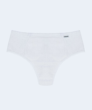 Calcinha De Microfibra Trabalhada Fio Dental Duplo Recortes Laterais NAYANE LINGERIE