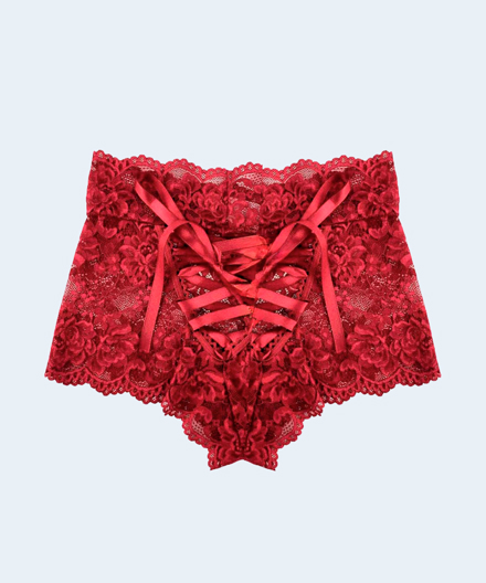 Calcinha Renda Costura no Cós JACKIE LINGERIE Calcinha Renda