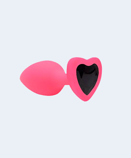 Plug Anal de Silicone Coração FOR SEXY Plug Anal de Silicone